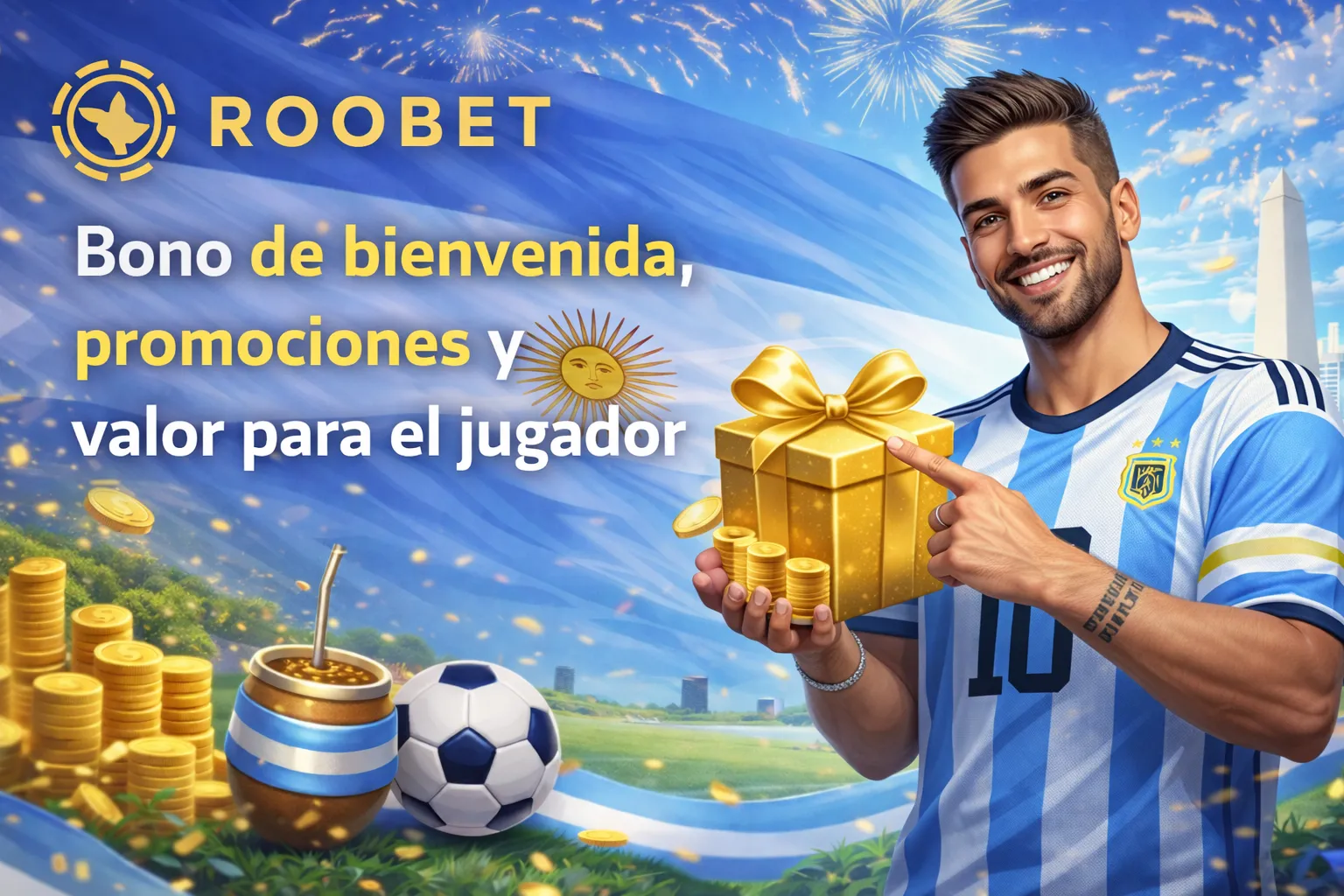 Bono de bienvenida, promociones y valor para el jugador